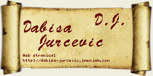 Dabiša Jurčević vizit kartica